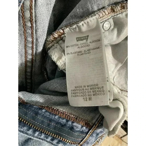 Levi’s 505 Straight Leg Women Blue jeans size 12 - Picture 6 of 9